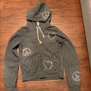 Pink Grey Victoria secret jacket